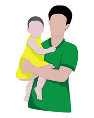 family shape vector design