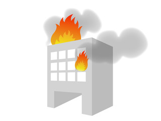 火事のイラスト01