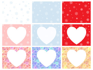 バレンタインのレターセット