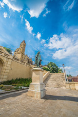 Fototapeta na wymiar Dartagnan Statue in Gers, Southern France.