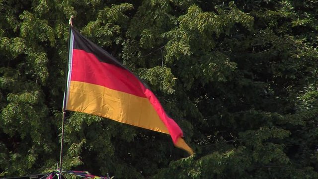 german flag waving