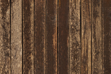 Old wooden planks painted with paint cracked.rustic background