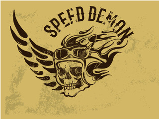 Obraz premium Motorcycle Themed Badge Vectors