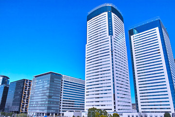 Obraz premium 豊洲地区の風景