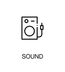 Sound flat icon