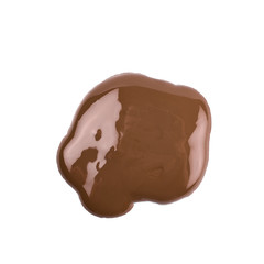 Puddle of paint isolated