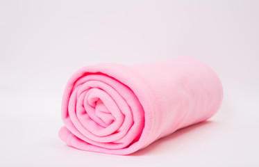 Obraz na płótnie Canvas Roll pink cloth
