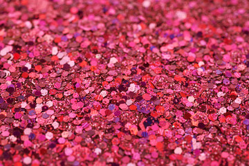 Surface coated with colorful sequins