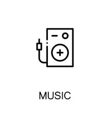 Music flat icon