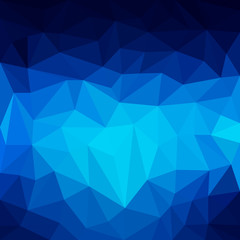 Синий оригинальный тригональный абстрактный фон. Векторная иллюстрация для вашего дизайна.