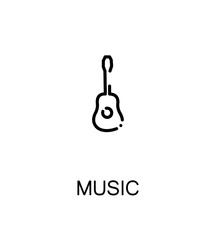 Music flat icon