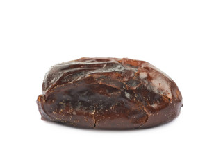 Dried date fruit isolated