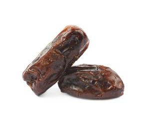 Dried date fruit isolated