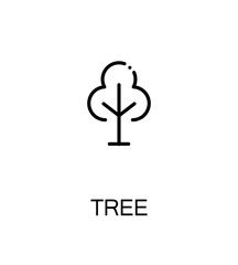 Tree flat icon