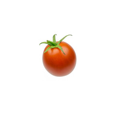 fresh cherry tomato isolated on white background