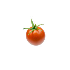fresh cherry tomato isolated on white background