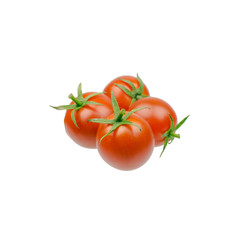fresh cherry tomato isolated on white background