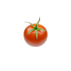 fresh cherry tomato isolated on white background
