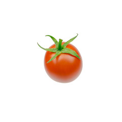fresh cherry tomato isolated on white background