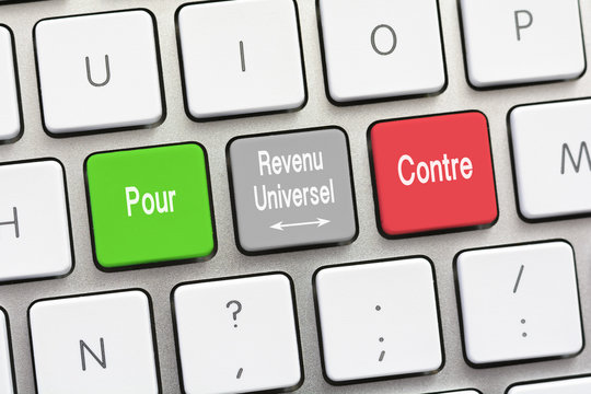 Universal Income question and answer For and Against in French