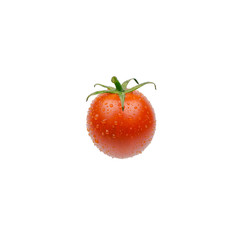 fresh cherry tomato isolated on white background