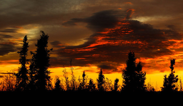 Arctic Fall Sunset