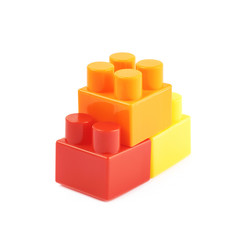 Fototapeta premium Pile of multiple toy bricks