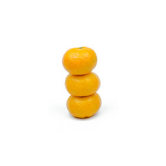 mandarin citrus isolated tangerine mandarine orange on white bac