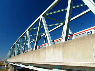 ツクバエクスプレスの鉄橋