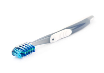 Plastic toothbrush isolated