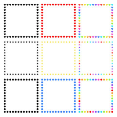 デザインフレームのイラストセット