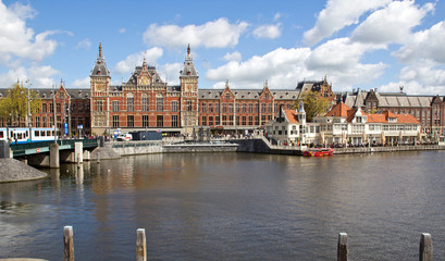 Obraz premium Holland, Amsterdam, Central Station
