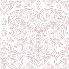 Fototapeta premium Hand drawn vector ethnic ornamental seamless pattern