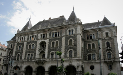 Old apartment building in Budapest, Hungary