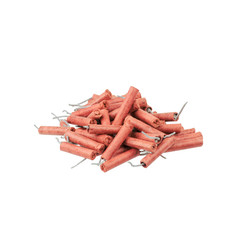 Red Firecrackers isolated on white background
