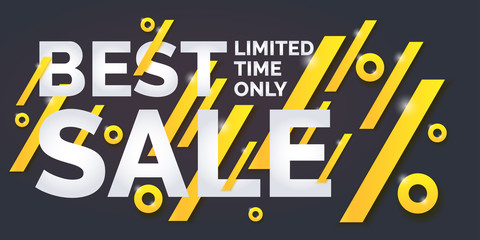 Fototapeta premium Best sale banner.