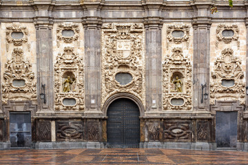 Zaragoza (Aragon, Spain), church close up