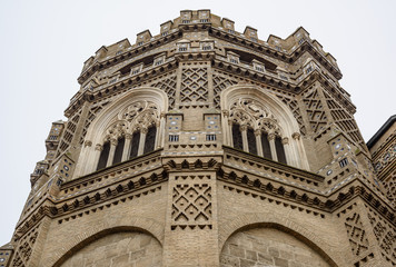 Cathedral closeup, Zaragoza, Spain