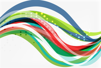 Elegant colorful wave, stripes