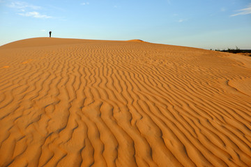 Amazing sand hill to adventure travel for summer trip