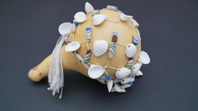 African Shell Gourd Rattle