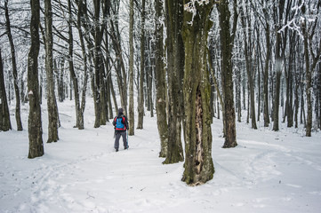 Hiking on winter time