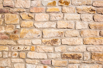 Steinmauer Hintergrund beige