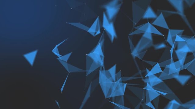 Abstrakter technologischer Hintergrund mit Dreiecken