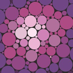 Abstract purple background with dots