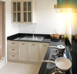 Beautiful room interior with hardwood floors and view of new lux