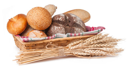 bakery products isolated