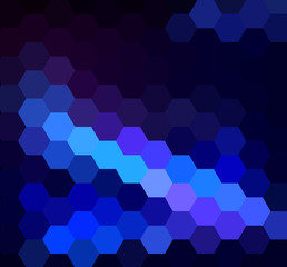 Vector blue polygonal background