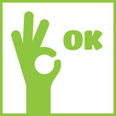 OK vector sign