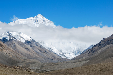 Mount Everest base camp - The North face in Tibet